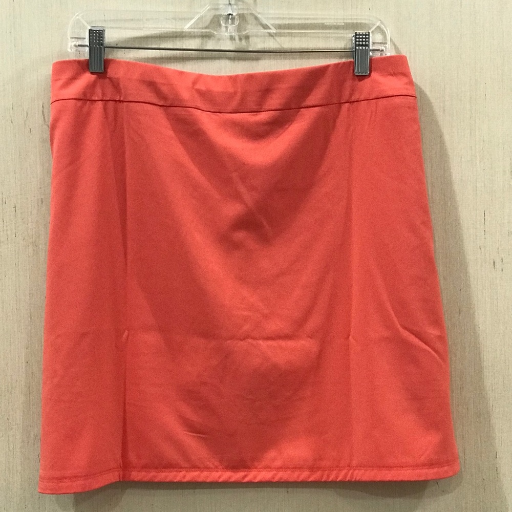 Plus Size Work Out Active Skort Fully Lined Coral - Picture 5 of 8